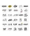 30 Chinese fonts logo creative inspiration standardized mode