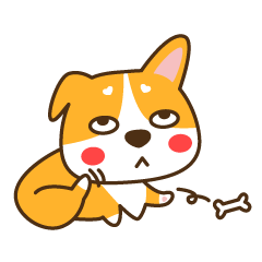 16 Let people like cute cartoon dog blog emoji emoticons download