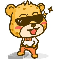16 Lovely cheetah expression emoji download images