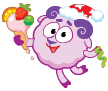 10 Funny and lovely Christmas elf emoji gifs( Gogoriki, Kikoriki Emoji)