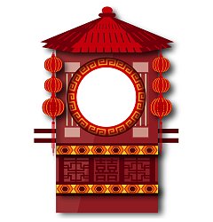 Permalink to Chinese traditional sedan chair model Free vectors files in AI download