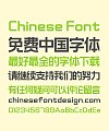 Zao Zi Gong Fang(Font manual mill) Cube Bold Figure Chinese Font -Simplified Chinese
