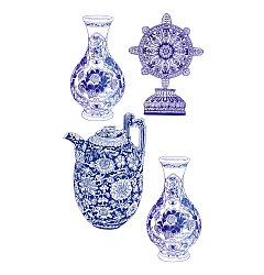Permalink to Beautiful blue and white porcelain in Chinese elements -China Illustrations Vectors AI ESP
