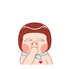 16 Lovely pig girl emoji gifs to download
