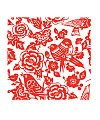 Beautiful flowers Chinese paper-cut art design Illustrations Vectors AI Free Download