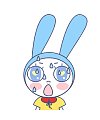 16 Lovely cartoon rabbit girl face images free download