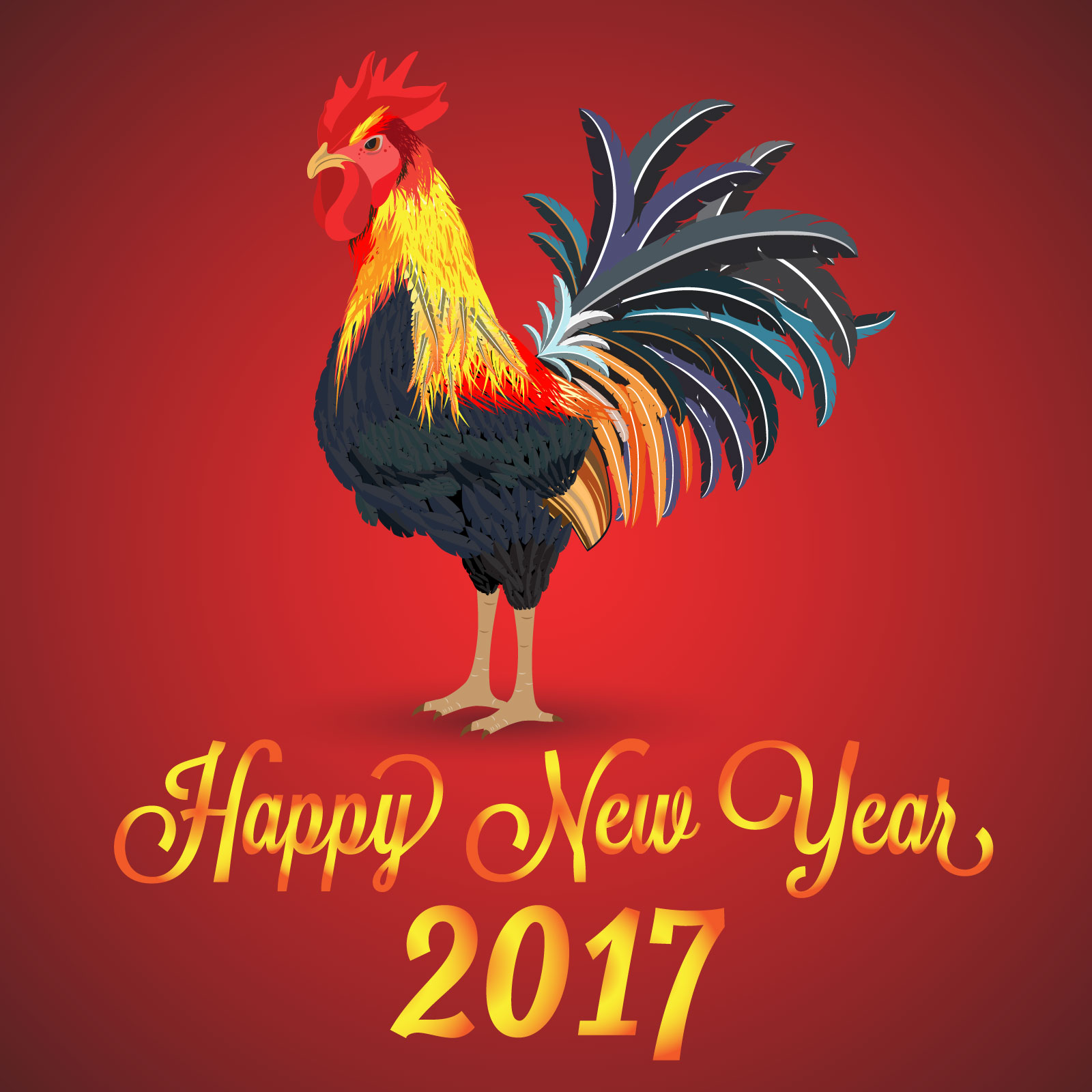 Mighty big rooster - China Illustrations Vectors AI ESP