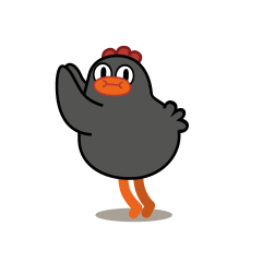 chicken emoticon gif