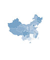 Map of China – China Illustrations Vectors AI ESP Free Download