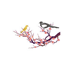 Permalink to Beautiful magpie – China Illustrations Vectors AI ESP