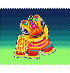 Permalink to Chinese traditional lion dance vector graphics –  China Illustrations Vectors AI ESP Free Download