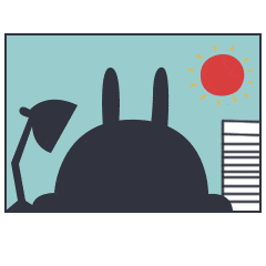 16 WeiXin Lovely WeChat rabbits Emoji Gifs Free Downlaod
