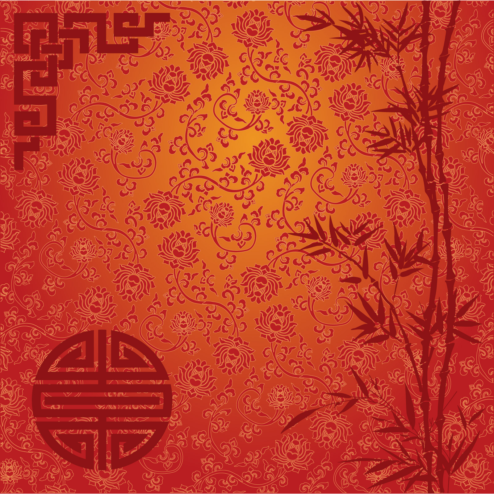 Chinese traditional classical style festive celebrate background pattern texture Illustrations Vectors ESP #.5