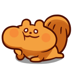 24 The orange squirrels emoji emoticons downloads