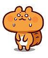 24 The orange squirrels emoji emoticons downloads