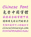 Take off&Good luck Semi-Cursive Script Chinese Font-Traditional Chinese Fonts