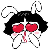 20 Cute Miss Bunny emoji gifs free download