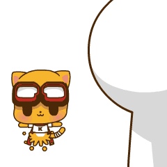 16 Cute cartoon cat emoji gifs is free to download