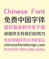 Take off&Good luck Smart W3 Bold Figure Chinese Font-Simplified Chinese Fonts