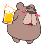 100 loser bear expression collection emoji free download