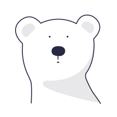 16 Super cute little white bear emoji gifs free emoticon download