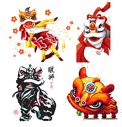 Permalink to Hand painted Chinese lion dance PNG Download