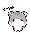 16 Super cute cat expression iPhone 8 emoji free download