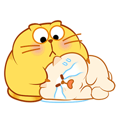 24 Cute fat cat emoticons gif iPhone 8 Animoji