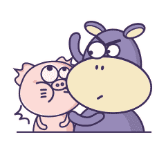 10 Super cute little hippo iPhone 8 Emoticons Animoji