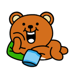 8 Cool bear emoji gif cartoon emoticon