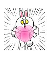 18 Excited cute white rabbit emoji iPhone 8 Emoticons Animoji