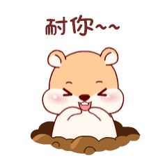 24 Lovely baby Hamster expression emoticons gif iPhone 8 Emoticons Animoji