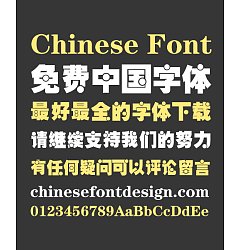 Permalink to ZhuLang Art Bold Figure Chinese Font-Simplified Chinese Fonts