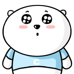 16 Super cute funny polar bear chat expression image free download