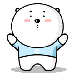 16 Super cute funny polar bear chat expression image free download