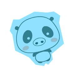 16 I am a lovely fake panda Chat emoticon emoji gif