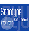 Scantype Black PERSONAL USE Font Download