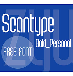 Permalink to Scantype Black PERSONAL USE Font Download