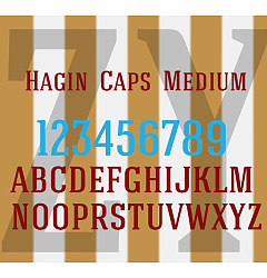 Permalink to Hagin Caps Medium Font Download