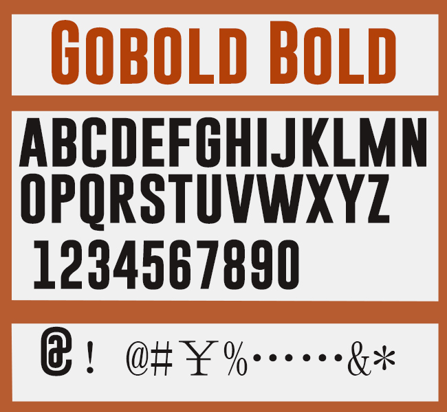 Gobold Bold Font Download