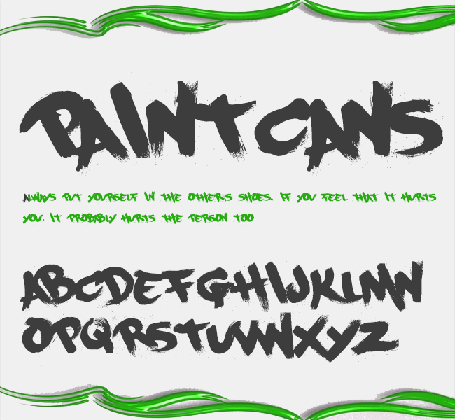 PaintCans Font Download