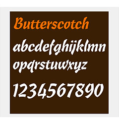 Permalink to Butterscotch Font Download