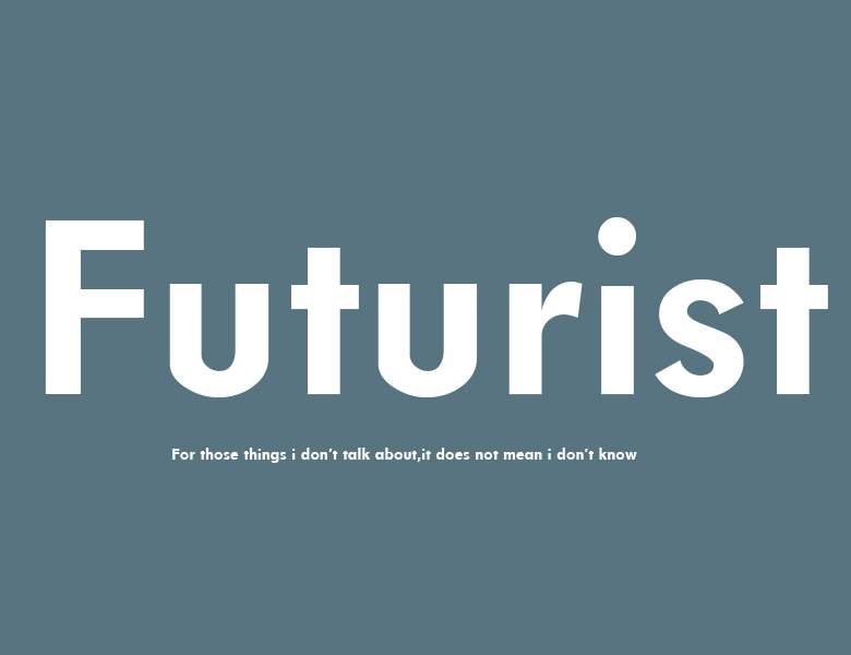 Futurist Bold Font Download