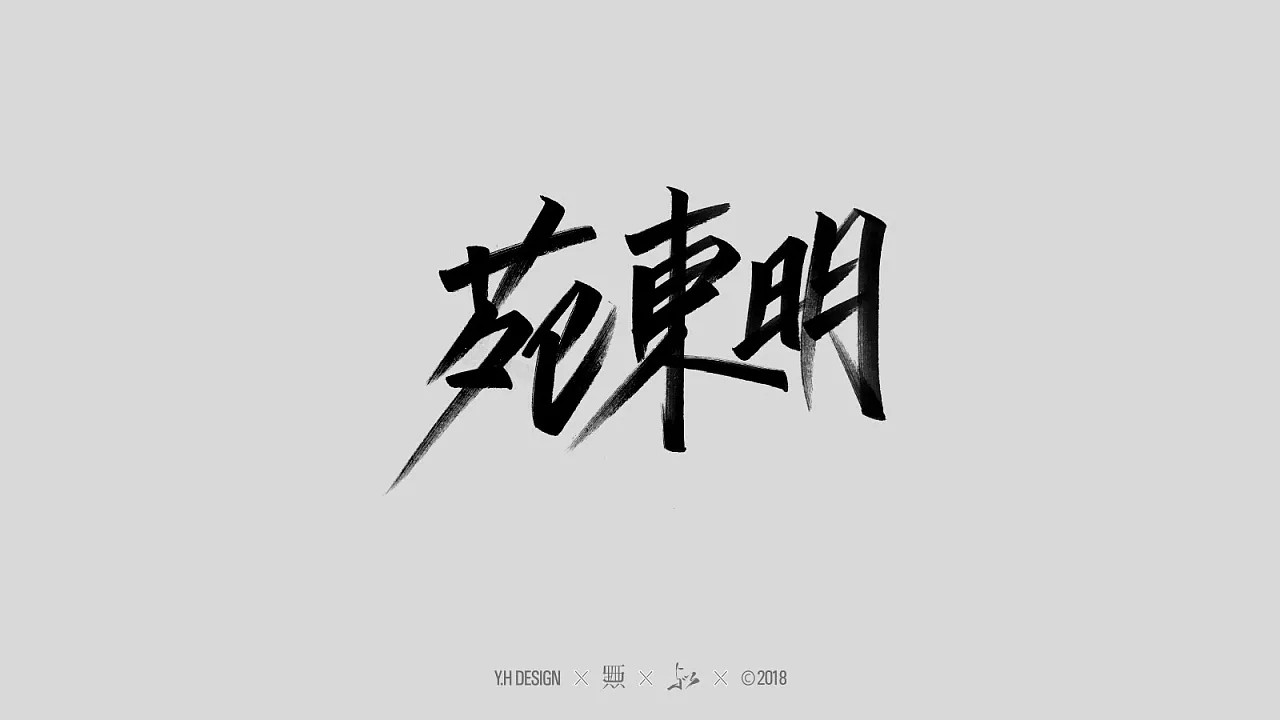 22P Chinese traditional calligraphy brush calligraphy font style appreciation #.300