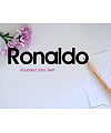 Ronaldo Font Download