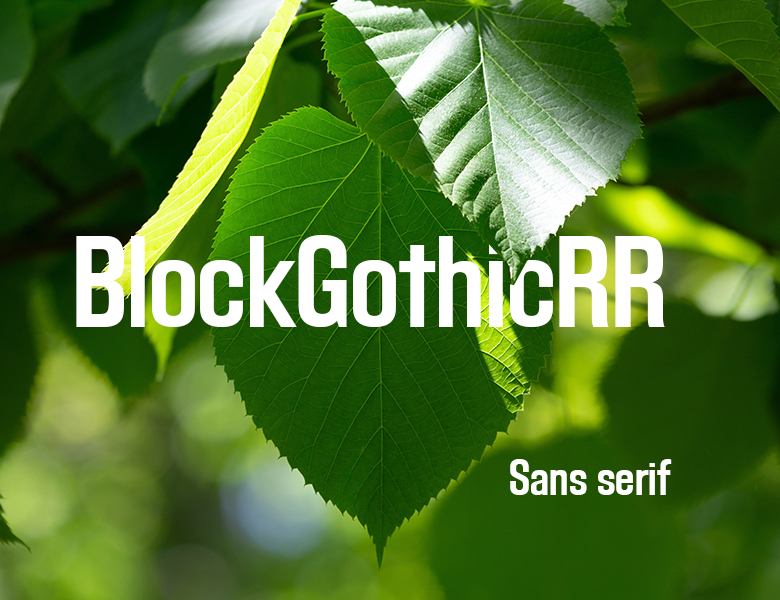 Block Gothic RR Bold Cond Font Download
