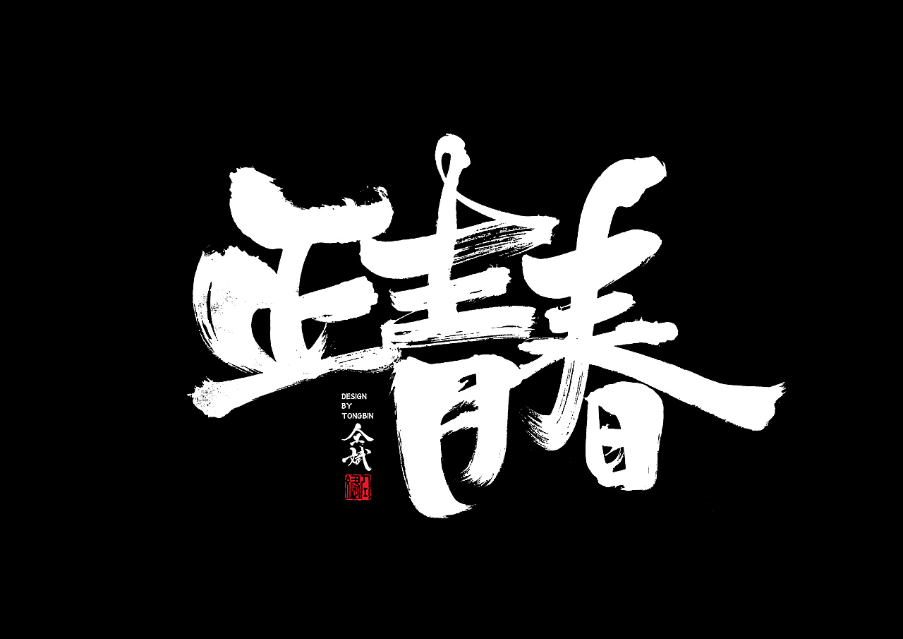 43P Chinese traditional calligraphy brush calligraphy font style appreciation #.446