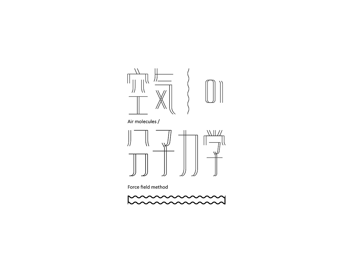 33P Creative abstract concept Chinese font design #.3