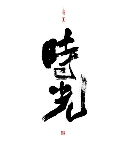9P Chinese traditional calligraphy brush calligraphy font style appreciation #.600