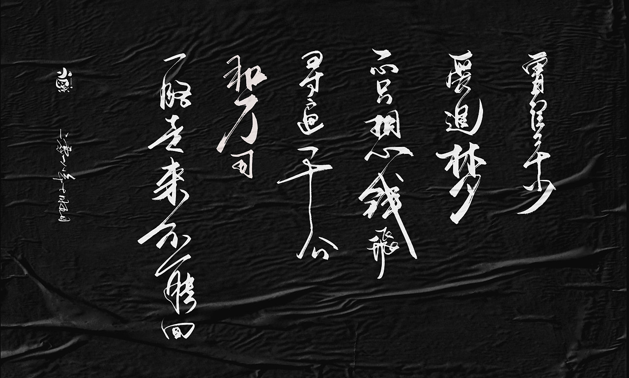 12P Chinese traditional calligraphy brush calligraphy font style appreciation #.634